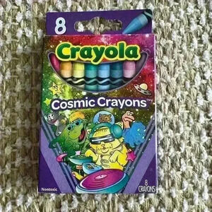 Crayola Cosmic Crayons 8 pack, brand new, specialty colors, limited edition.